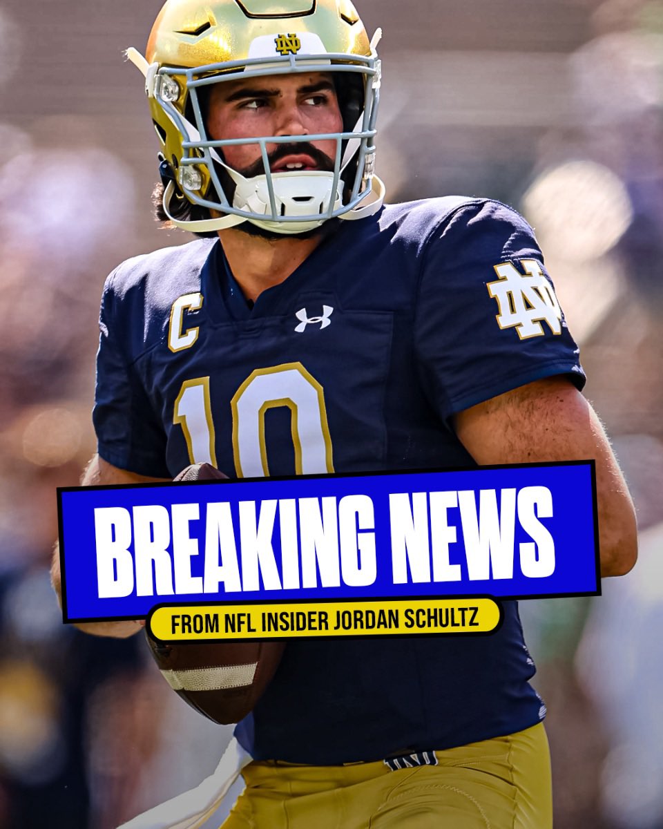 Former Notre Dame star QB Sam Hartman is signing with the #Commanders, per source.