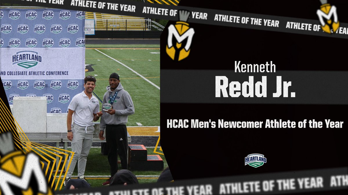 OTF: The HCAC Outdoor Track & Field Men's Newcomer Athlete of the Year belongs to Kenneth Redd Jr!!! #MUSpartans | #SpartanPride