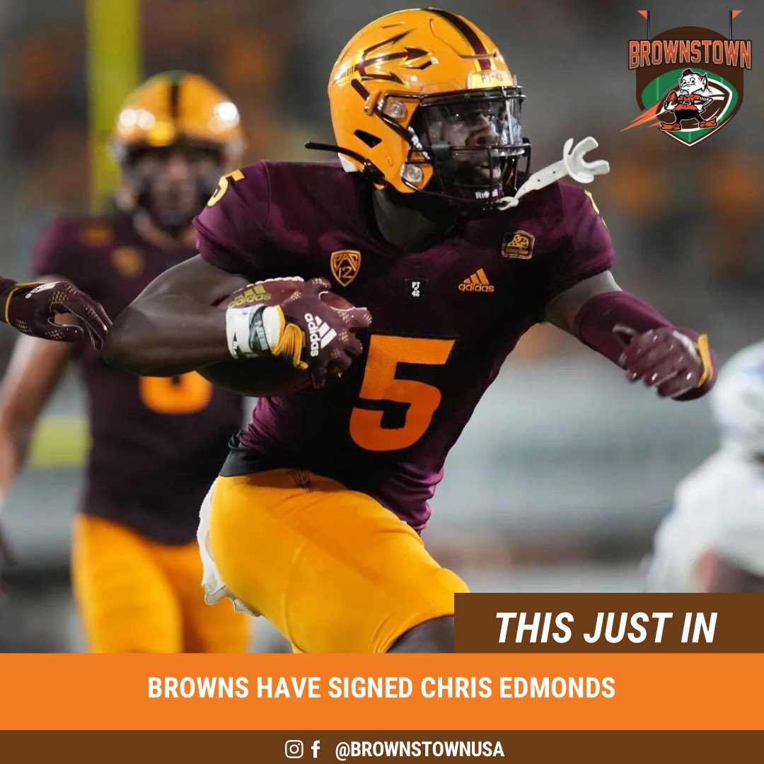 The #Browns have sign undrafted free agent defensive back Chris Edmonds out of #ArizonaState. #DawgPound