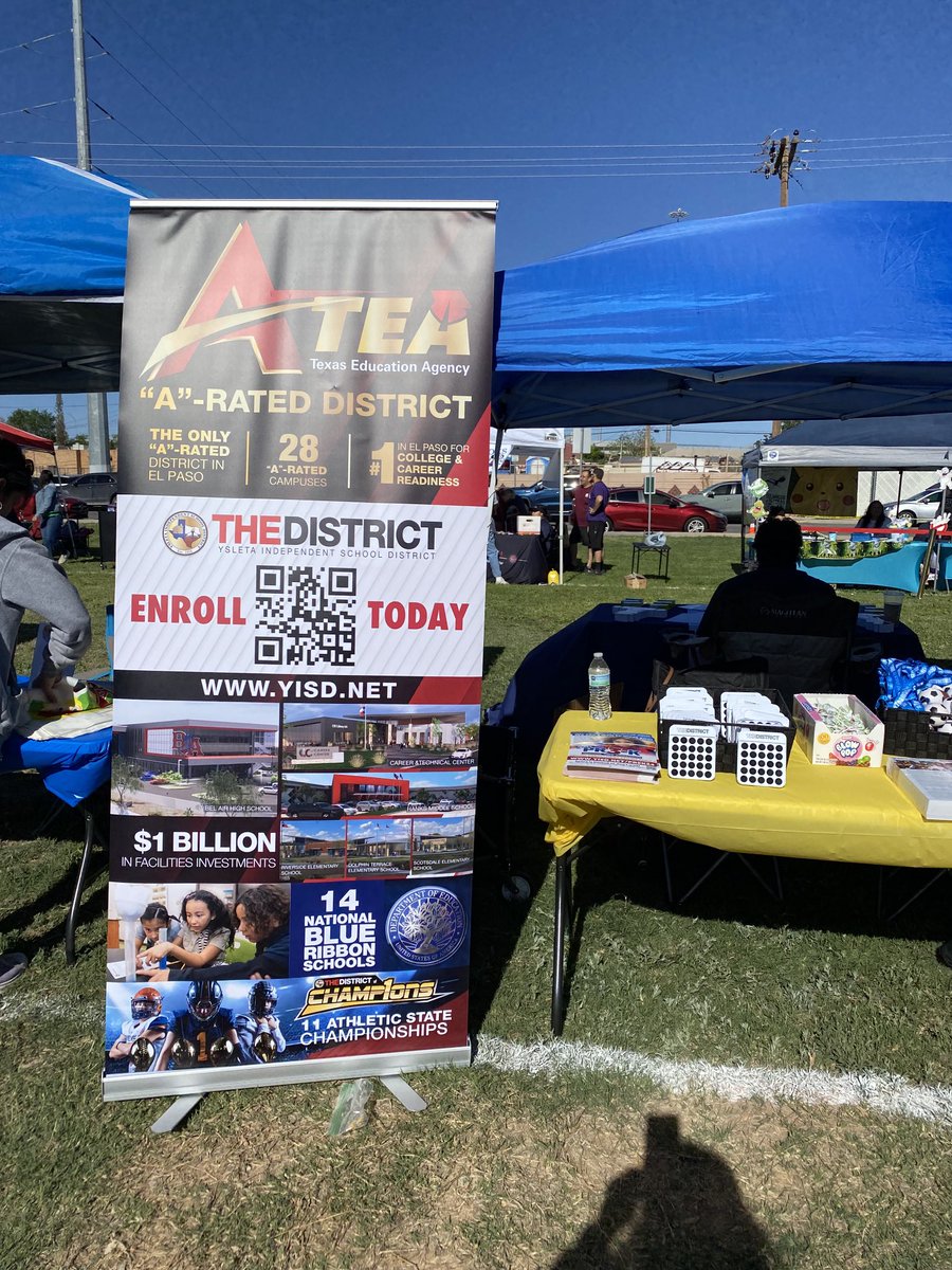 Great day recruiting future Early Ed students at Dia de los Ninos at Washington Park . ⁦@PK8Academics⁩ ⁦@BrendaChR1⁩ ⁦@_IreneAhumada⁩ ⁦@LouisaYISD⁩