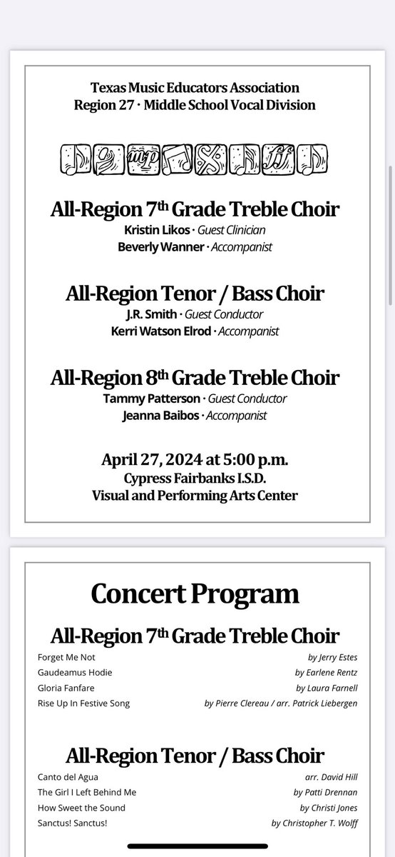 So proud of the @CyFairISD middle school students performing this evening as members of the Region 27 All-Region Choir! 
Beautiful voices in a beautiful venue! 
#CFISDProud
#PublicSchoolProud 
@VPACCFISD 
@CFISD_FineArts