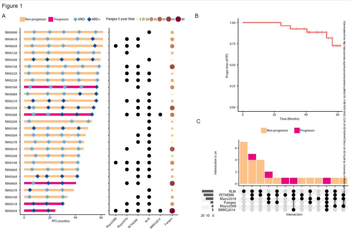 Genomic Profiling to Contextualize the Results of Intervention for Smoldering Multiple Myeloma [Apr 23, 2024] Kazandjian @BenDiamondMD et al. @FrancescoMaura4 @DrOlaLandgren @CCR_AACR aacrjournals.org/clincancerres/… #mmsm #cagenome