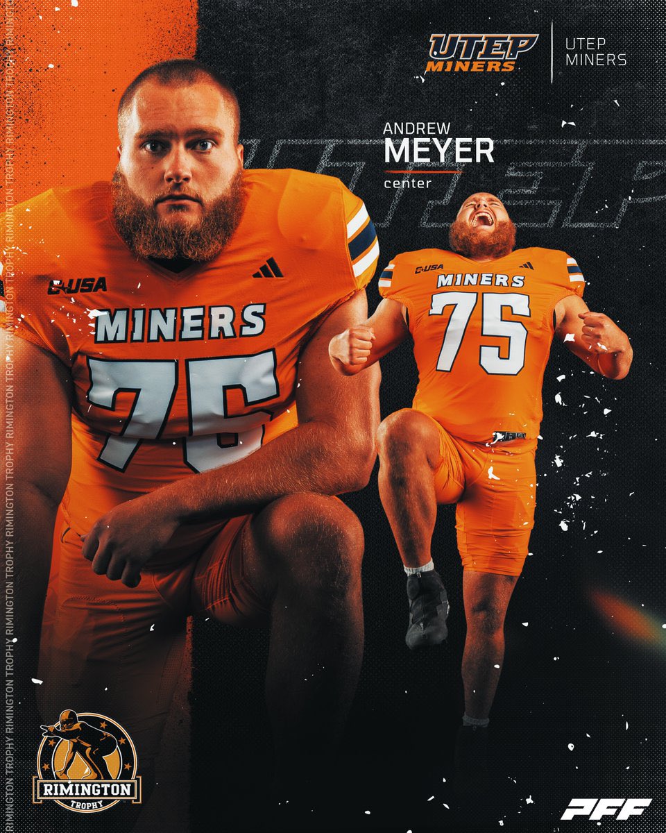The #Dolphins are signing UTEP OL Andrew Meyer. #GoFins  — All-Conference USA Honorable Mention (2020, 2022) — Conference USA Commissioner's Academic Honor Roll (2019, 2020, 2021, 2022, 2023) ➕Conference USA Commissioner's Academic Medalist (2019, 2021, 2022, 2023)