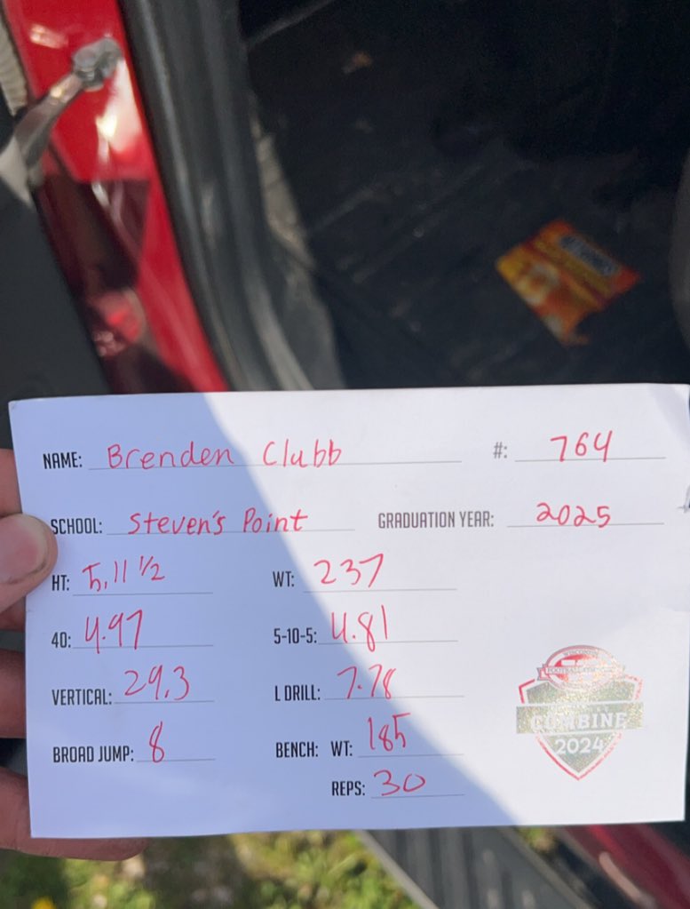 Thankful for the opportunity the <a href="/wifca/">WiFCA</a> coaches gave to showcase my numbers!