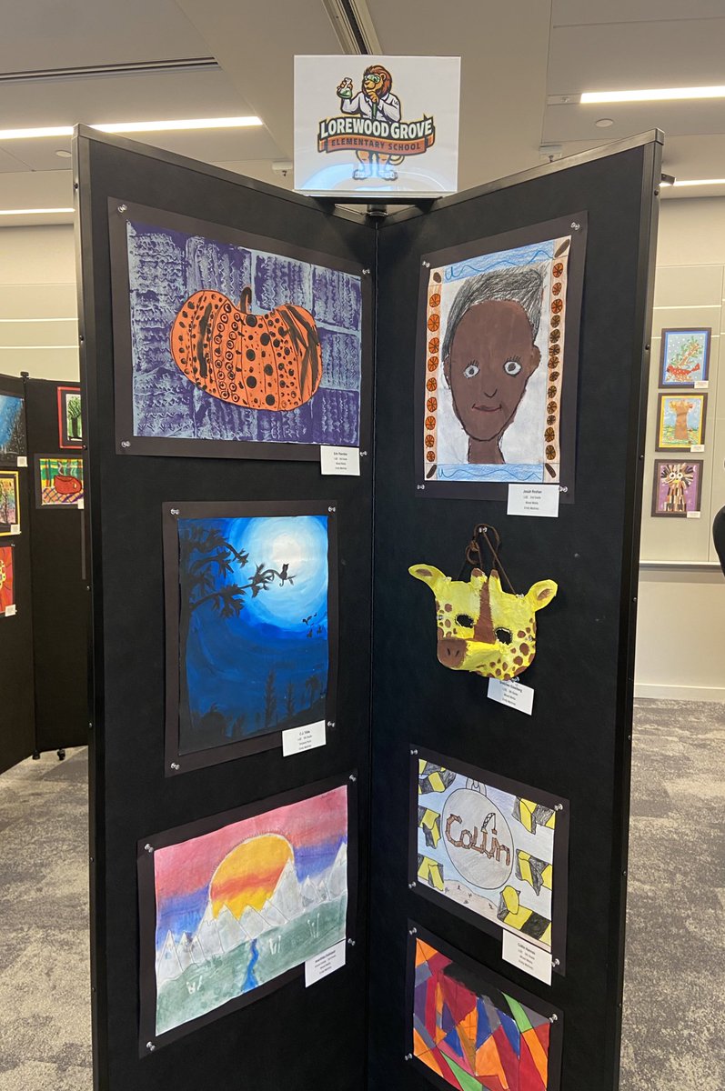 The Appo Elementary Art Show opened today at the Appoquinimink Community Library. Our schools are filled with such talented artists! Thanks to those who visited. The Art Show will remain on display through Tuesday. The community is welcome to visit during library hours. 🎨