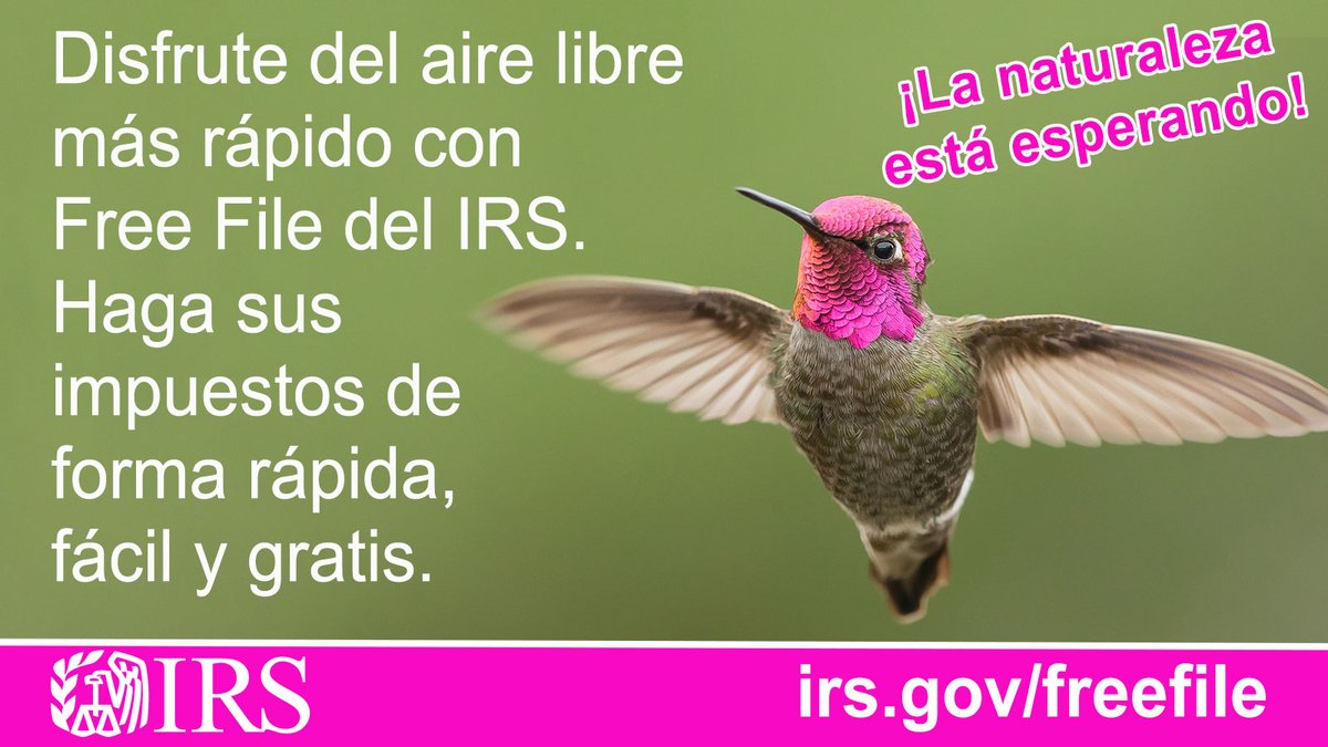 No deje de jugar al aire libre si se queda atascado preparando impuestos. Free File del #IRS está abierto en todo el país y cuenta con proveedores de impuestos en línea que lo ayudan a presentar una declaración precisa de manera rápida y gratis: irs.gov/freefile