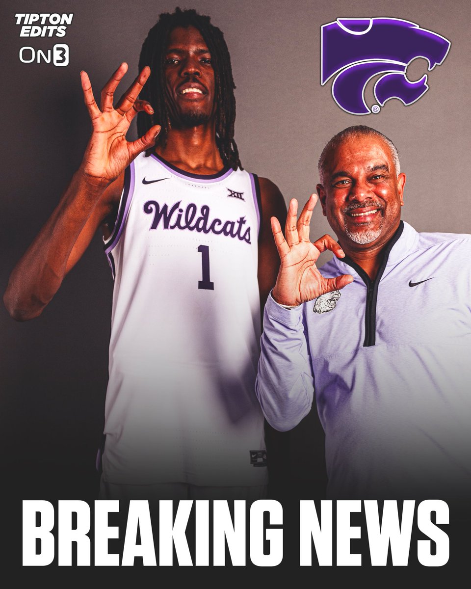 BREAKING: Arkansas transfer center Baye Fall, a former McDonald’s All-American, has committed to Kansas State, he tells @On3sports. on3.com/college/kansas…