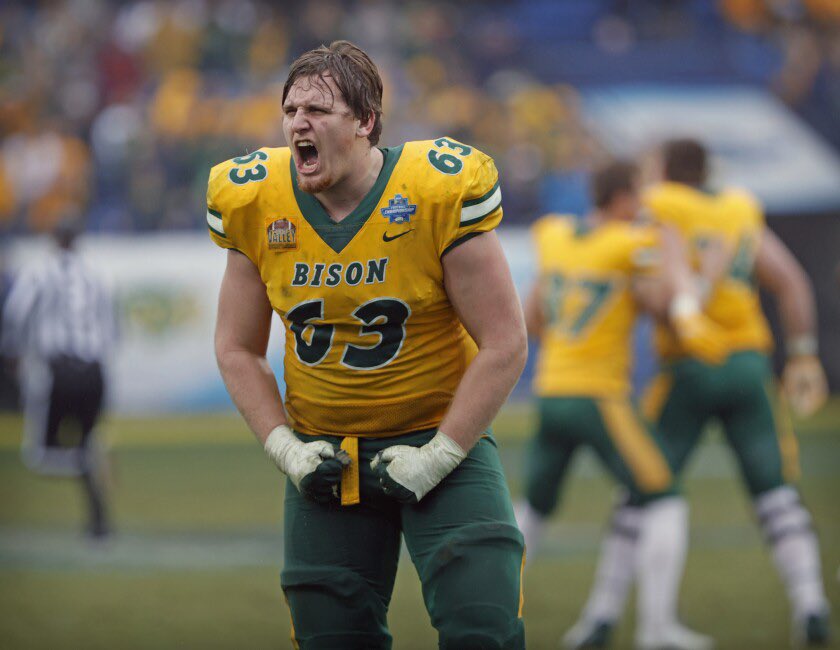 Giants have signed North Dakota St. OL Jake Kubas as an UDFA per his agency @Exclusive_SG