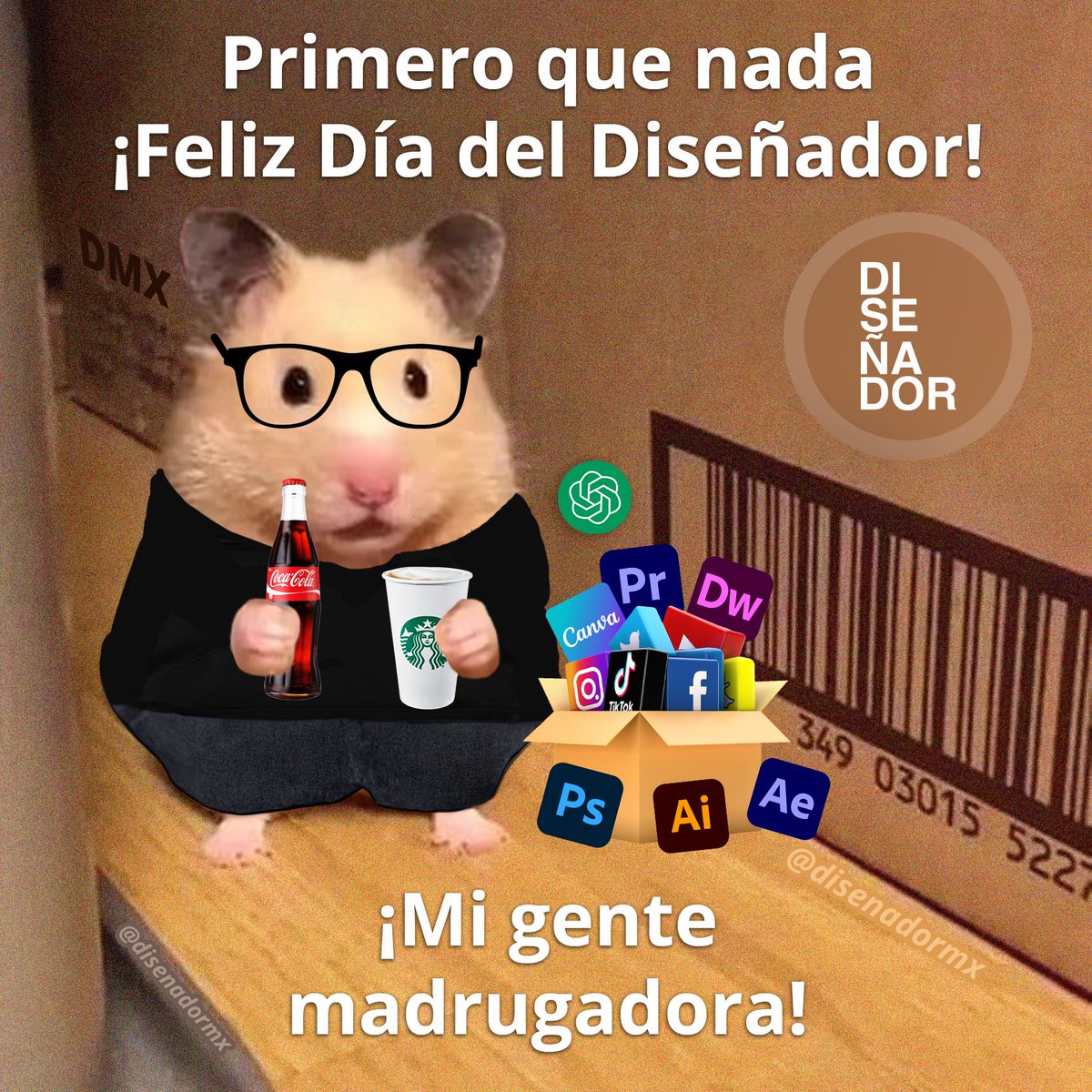 hoy es mi dia 🤓

#DiaDelDisenador