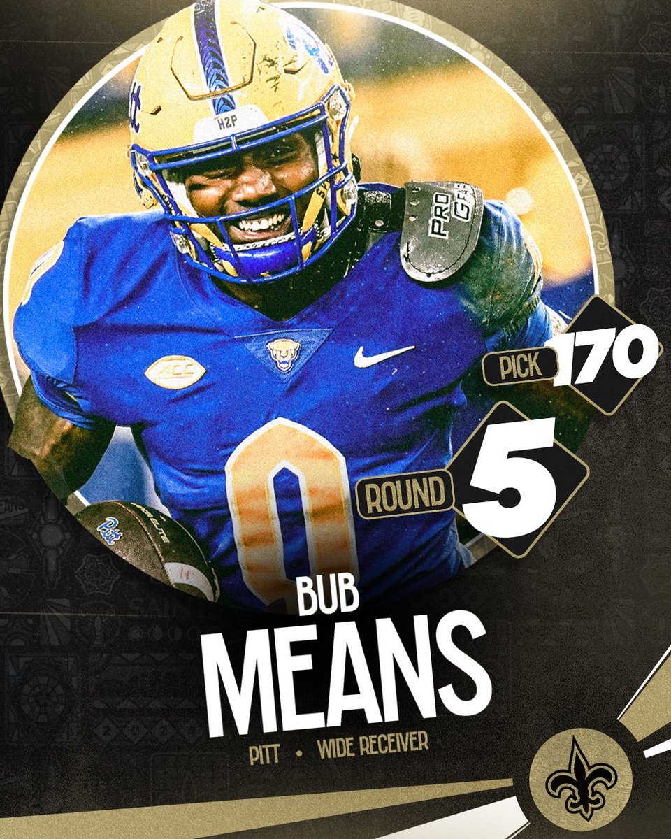 Congratulations to @MCARisingSenior Legend Bub Means on being drafted by the New Orleans Saints