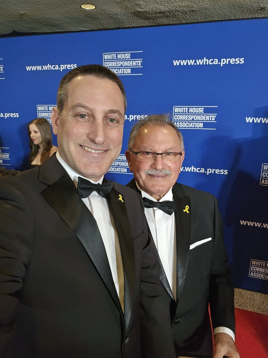 With my dad at the #WHCD
