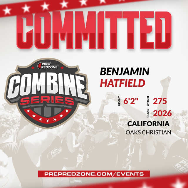 I will be attending this weekends @PrepRedzone Combine series showcase in Irvine CA! @PrepRedzoneCA @805HSFB @805CP @oclionsfootball @TheAcornSports @vcspreps @CoachBanua