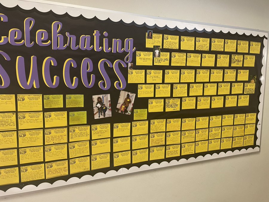 Every 🟨 = a positive call home to a student's family! Share your go-to strategies for celebrating spring successes! (Inspiration via @EMPeaseElem)