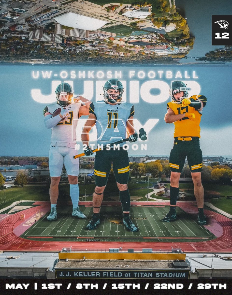 Thank you @coachmaerob for the invite out to UW-Oshkosh. Can’t wait to come out and learn more about there program.