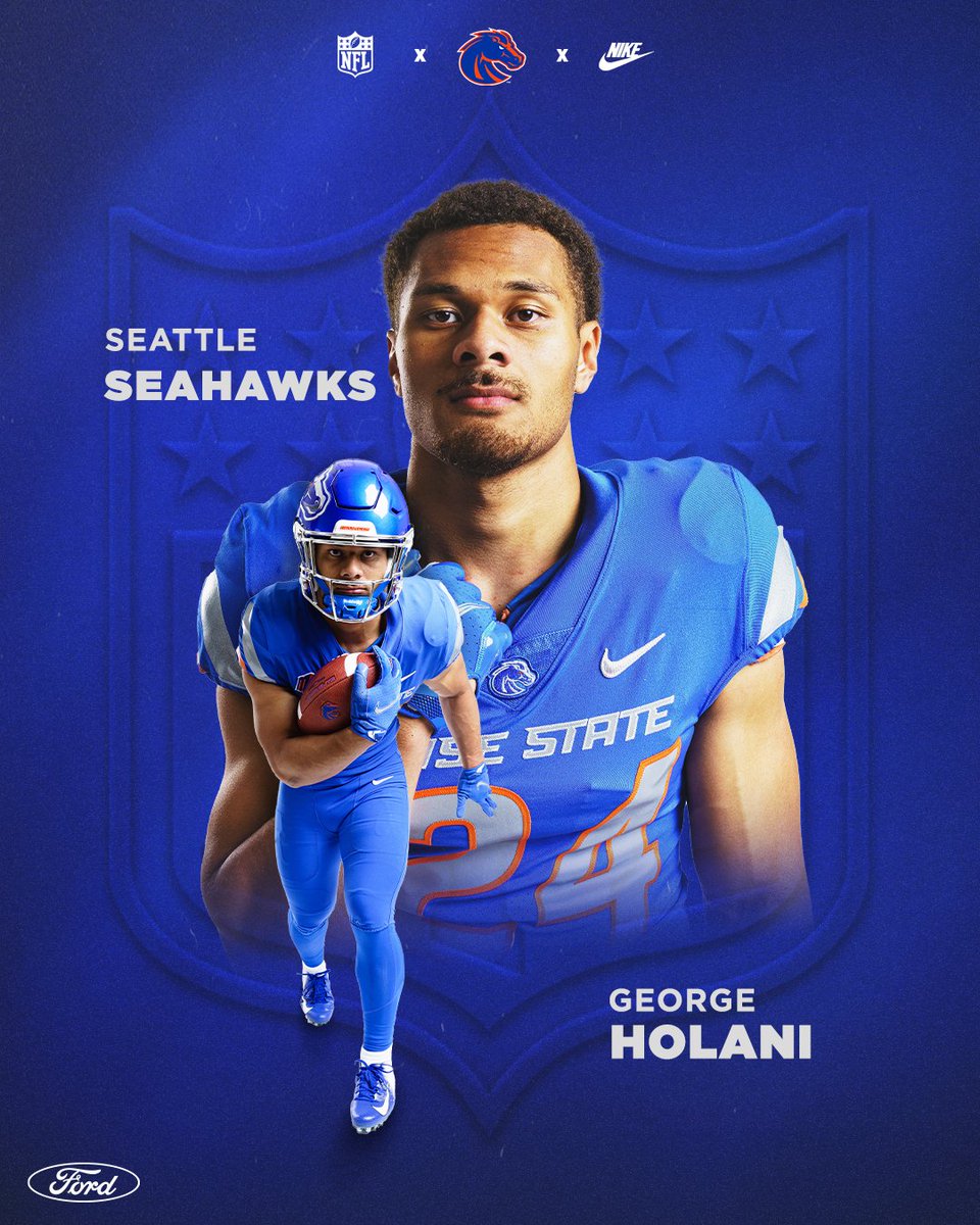 Another opportunity to prove why he's #BuiltDifferent 🔵🟠 @GeorgeHolani has signed with the @Seahawks 🏈 #BleedBlue | #BuiltDifferent