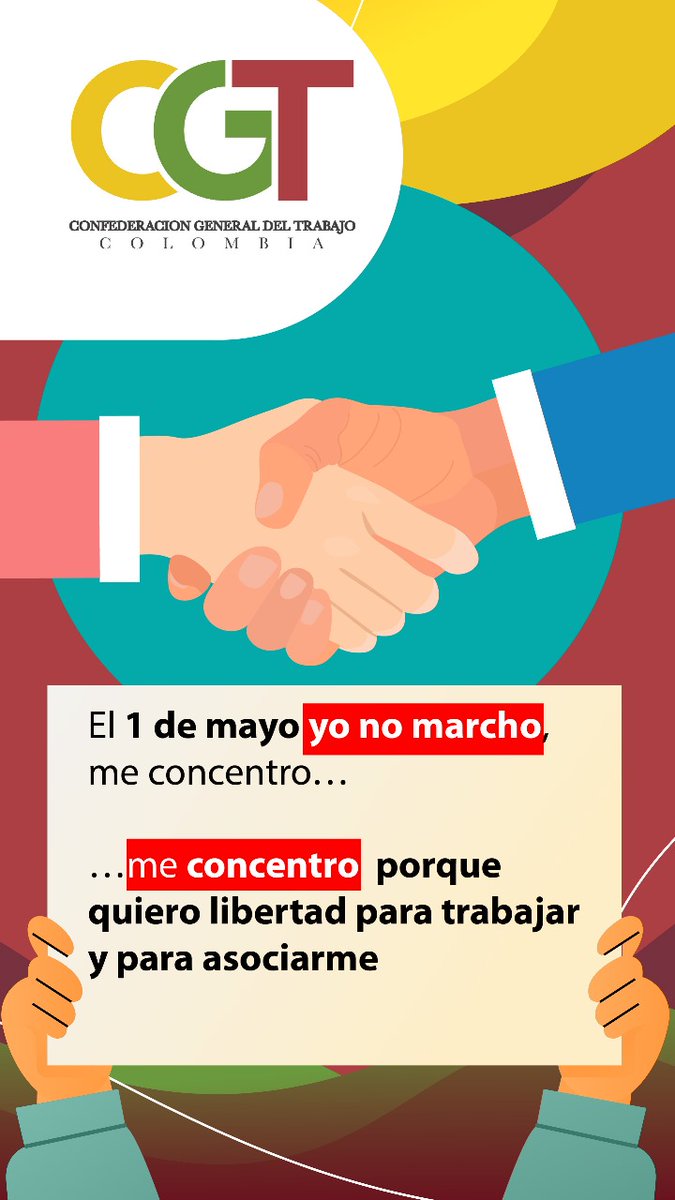 No marcharemos no nos dejamos utilizar #NoleMarchoalGobierno @lafm @rcnradio @everstrongever @ACC_camioneros @AlejOspinAng @Miryamluztriana @CGT_BtayCund @CGTANTIOQUIA2 @FEGTRAVALLECGT @ADS_Americas @meloburchardt @petrogustavo @GloriaRamirezRi @cutcolombia @ctccolombia @RedMasTv