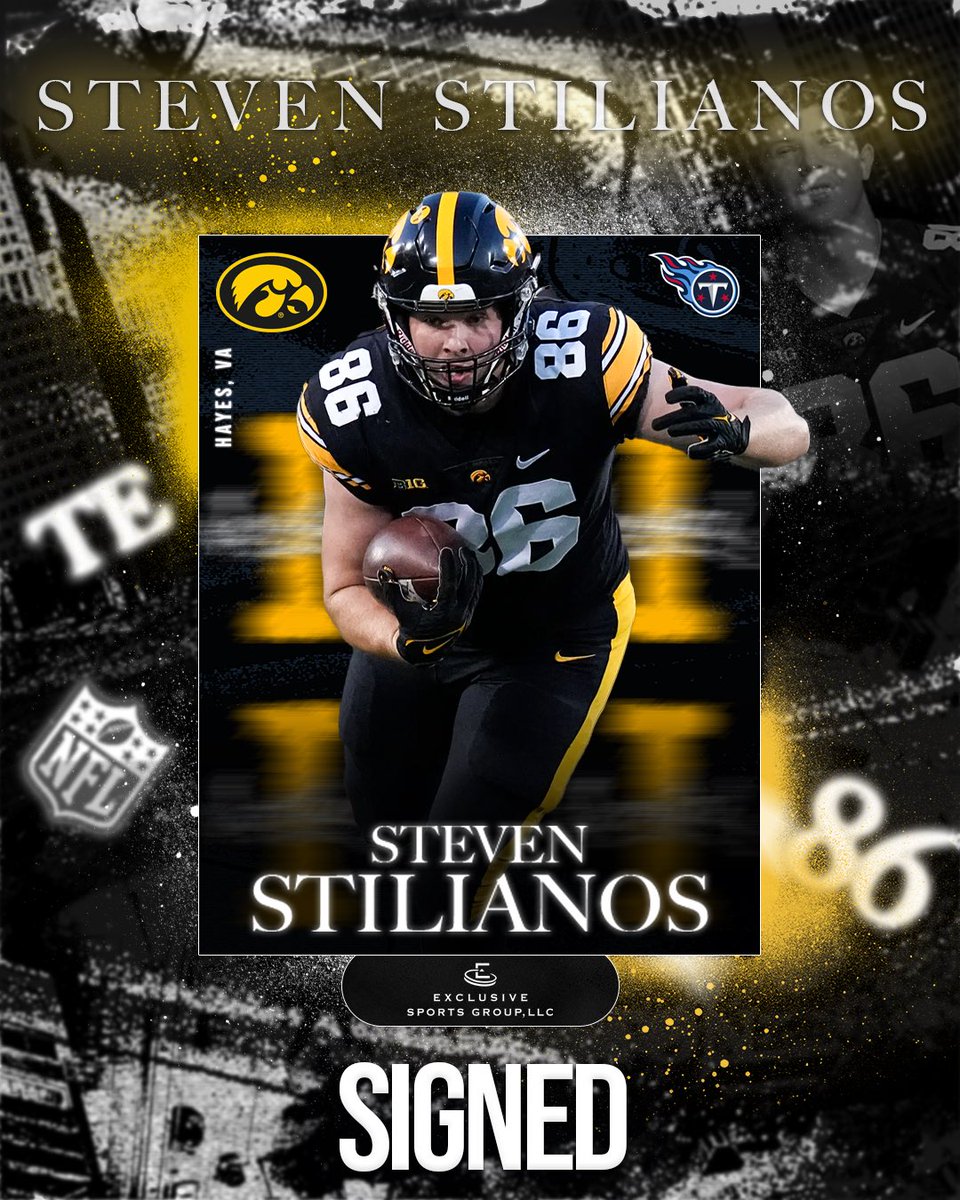 Congratulations to our guy @StevenStilianos on signing with the Tennessee Titans! #BeExclusive