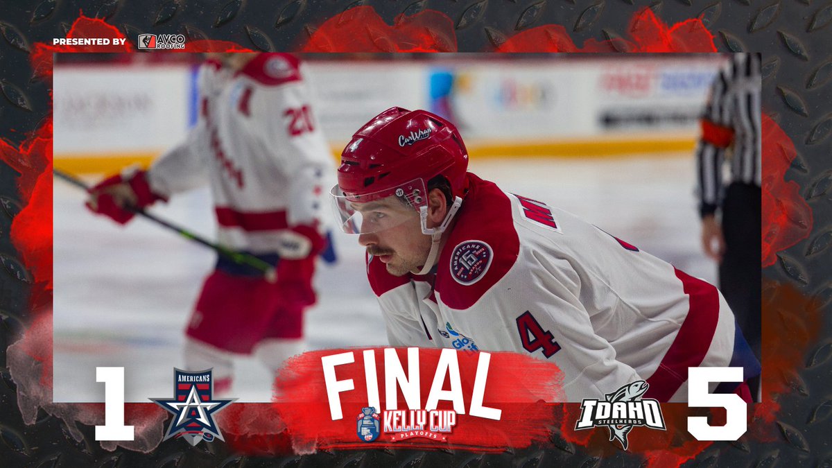 Final Score Presented by @AvcoRoofing #LiveInTheRed | #RedFiveStandingBy | #ECHL