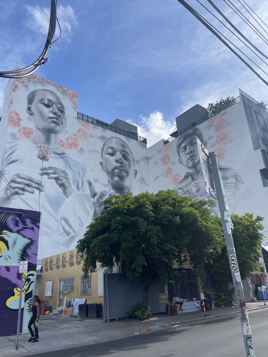 This Beautiful mural in Wynwood 😍😍