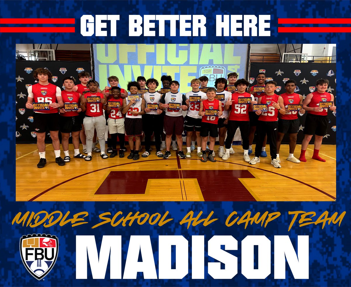 BEST OF THE BEST 👏

Congratulations to these High School student-athletes at FBU Madison on being named to the All-Camp Team
🎟️🥊 2️⃣ #FBU Top Gun

See you in Paradise 🌴🏈

#PathToNaples #ParadiseCoast #FBU #GetBetterHere