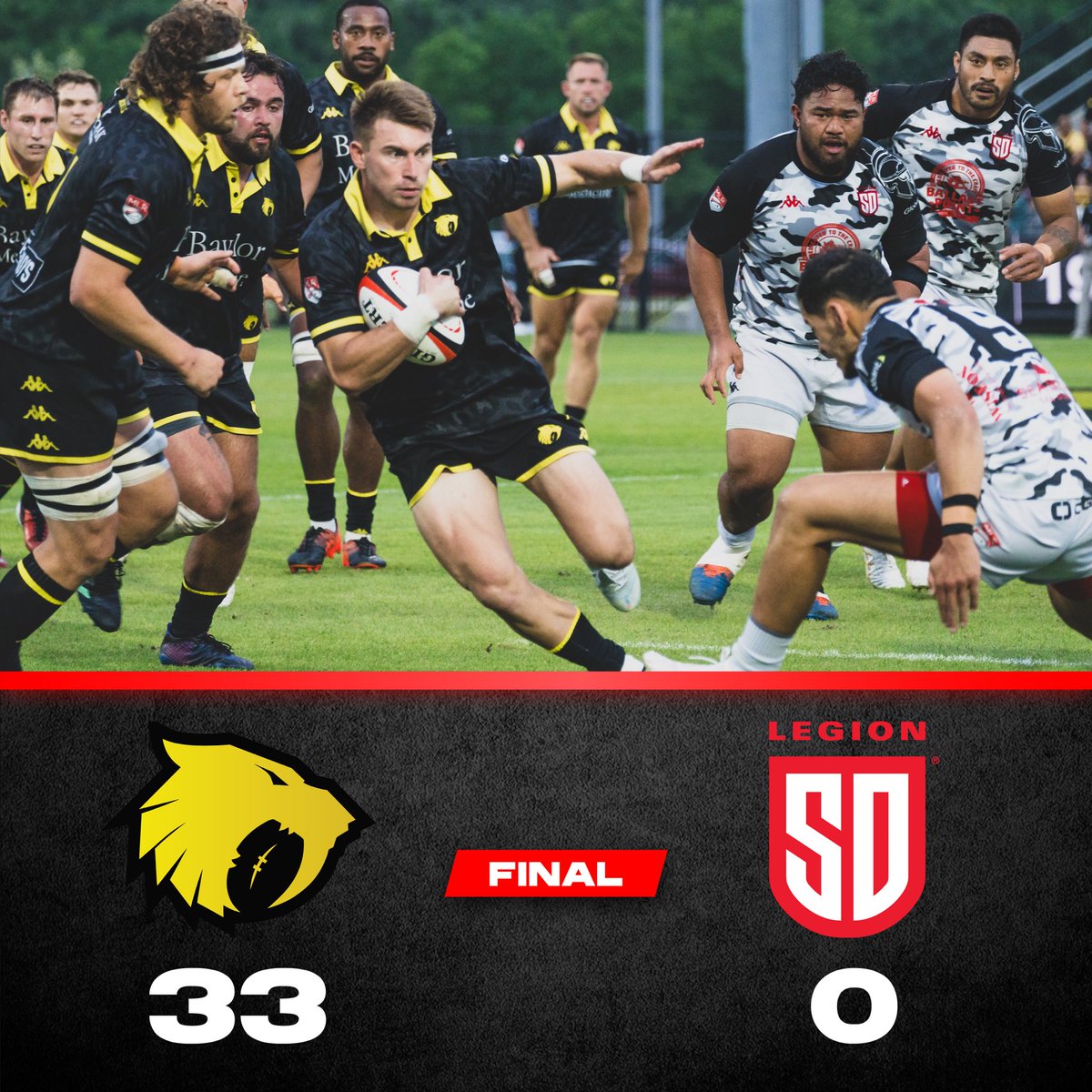 HOUSTON GIVES UP NOTHING A full 5 for the @HOUSaberCats, who record a seventh win in an impressive 2024 campaign @SDLegion | #HOUvSD | #MLR2024