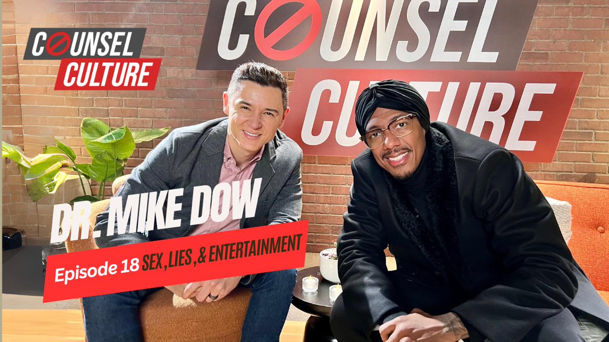 #CounselCulture’s latest installment ‘Sex, Lies, & Entertainment’ with Dr. Mike Dow is available to stream now at the link! @doctormikedow @counselculture_ 

Watch & Subscribe here: youtube.com/watch?v=2Cy2uO…