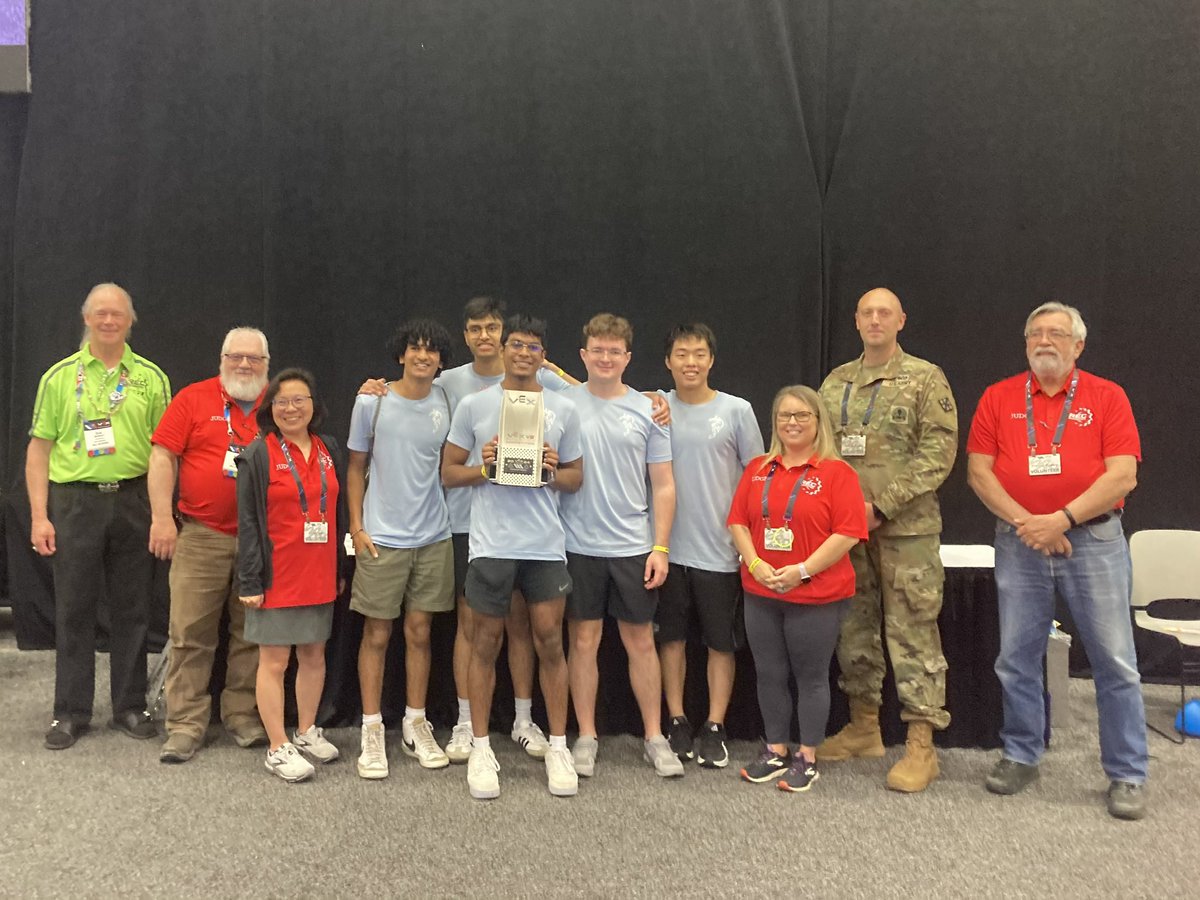 The Innovate Award recognizes an effective and well documented design process for a novel aspect of a team’s design.

Congratulations to 7110H on winning the Innovate Award at the VEX World Championship!

What an extraordinary achievement.