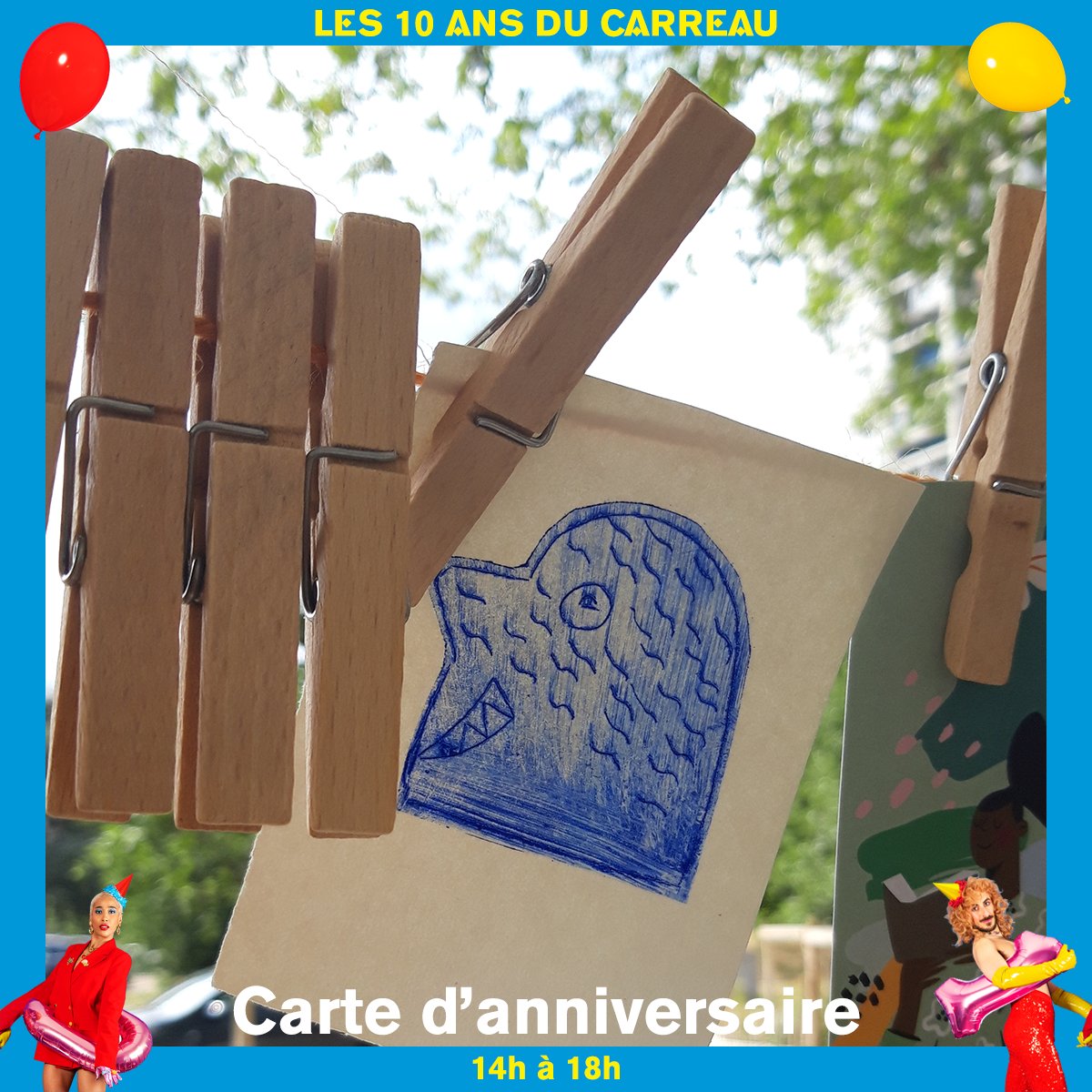 🎉 10 ANS 🎉 Gravez, encrez et imprimez vos cartes d'anniversaire avec la technique de gravure taille-douce, en compagnie de Mathilde Payen ! Chaque participant réalisera une ou plusieurs gravures. 📆 Sam 18 mai 14h>18h ⭐ Entrée libre ▶ Infos : weez.li/AQHZSAZZ