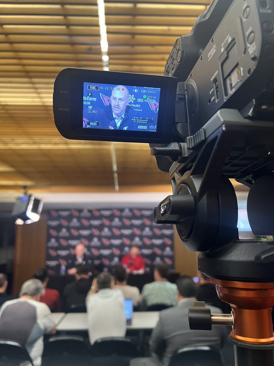 #AZCardinals GM Monti Ossenfort & Asst. GM Dave Sears chat with media following 2024 #NFLDraft