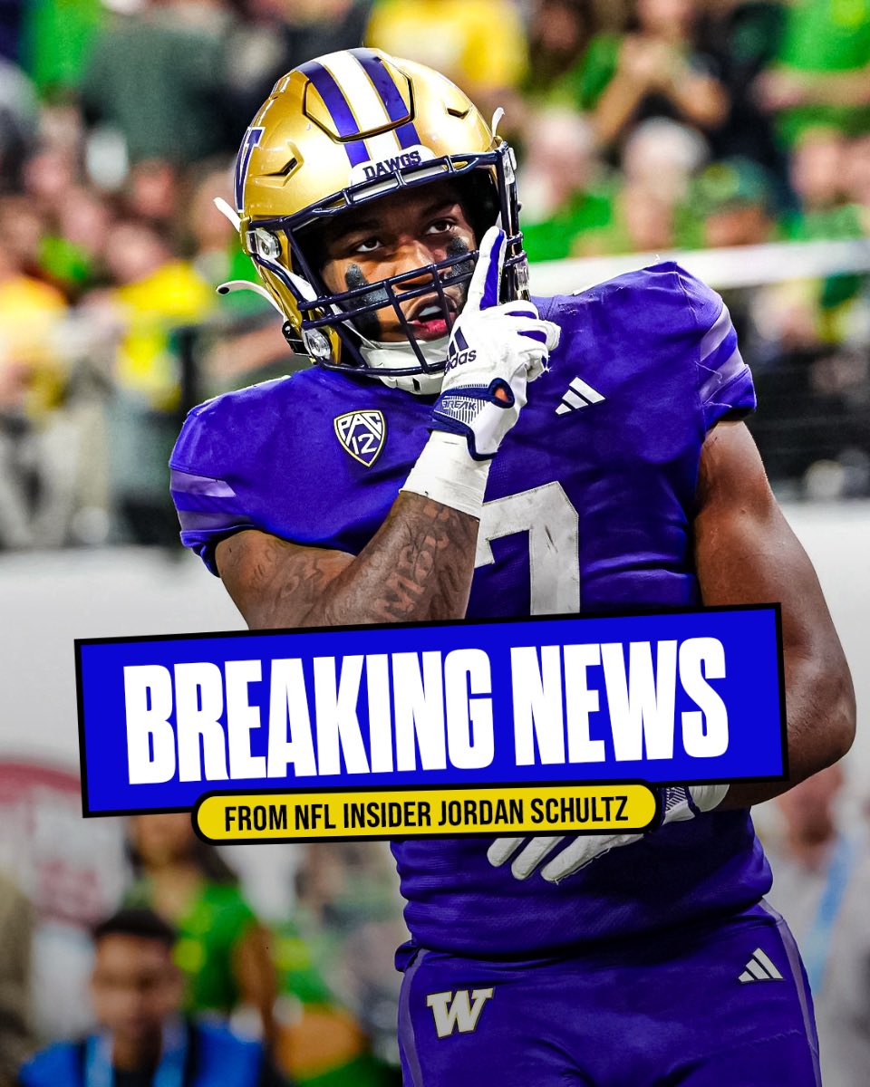 Washington RB Dillon Johnson to the #Titans, per source. Highly productive player who rushed for nearly 1,200 yards and 16 TDs last season.