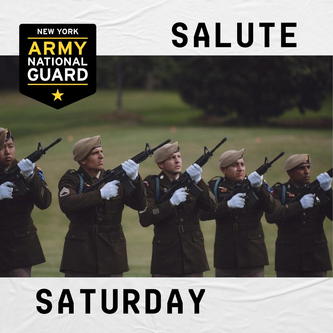 The 21-gun Salute is one of the highest honors a Soldier can receive.

While not a salute in the traditional sense, it still conveys respect in much the same way.

nationalguard.com/new-york
#SaluteSaturday #GoGuard #GuardStrong