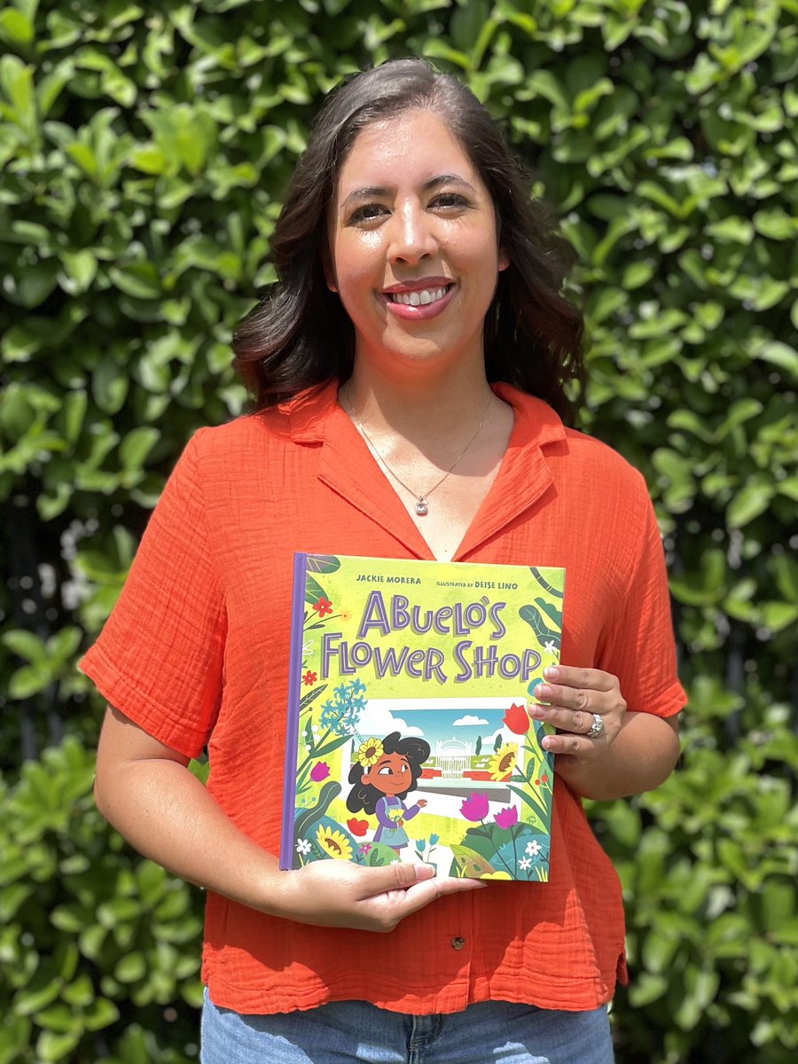 No big deal. Just a pic of me holding my debut picture book for the first time 🥹 Abuelo’s Flower Shop will be here on June 4th but it’s available for preorder now at your favorite indie or wherever books are sold 🌸💛 @BeamingBooksMN