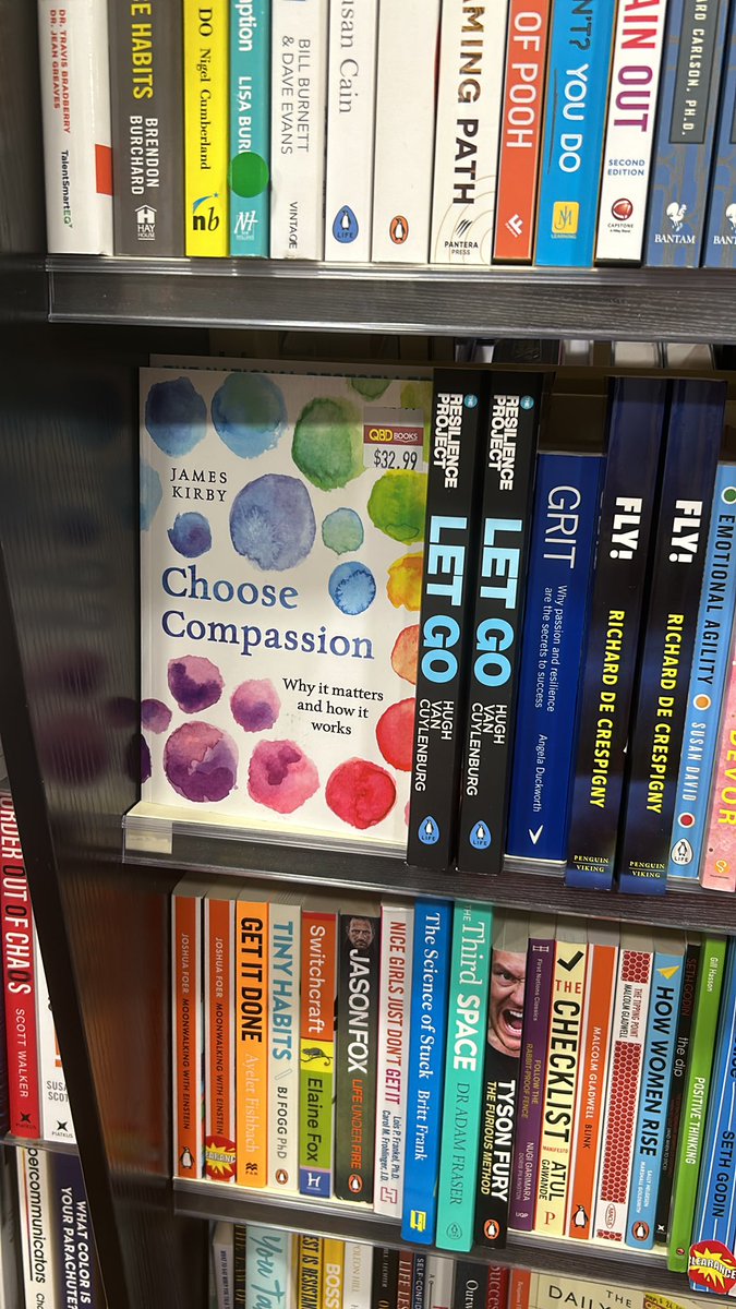 Wherever I go, there he is!! @JamesNKirby #choosecompassion @QBDBooks