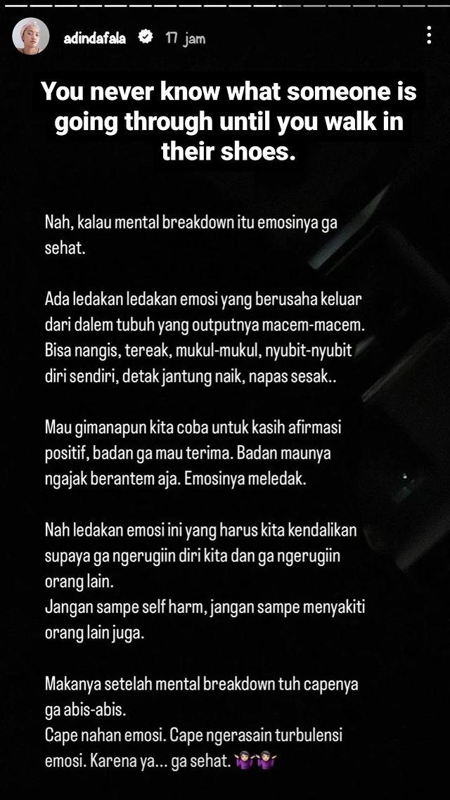 You never know what someone is going through until you walk in their shoes.