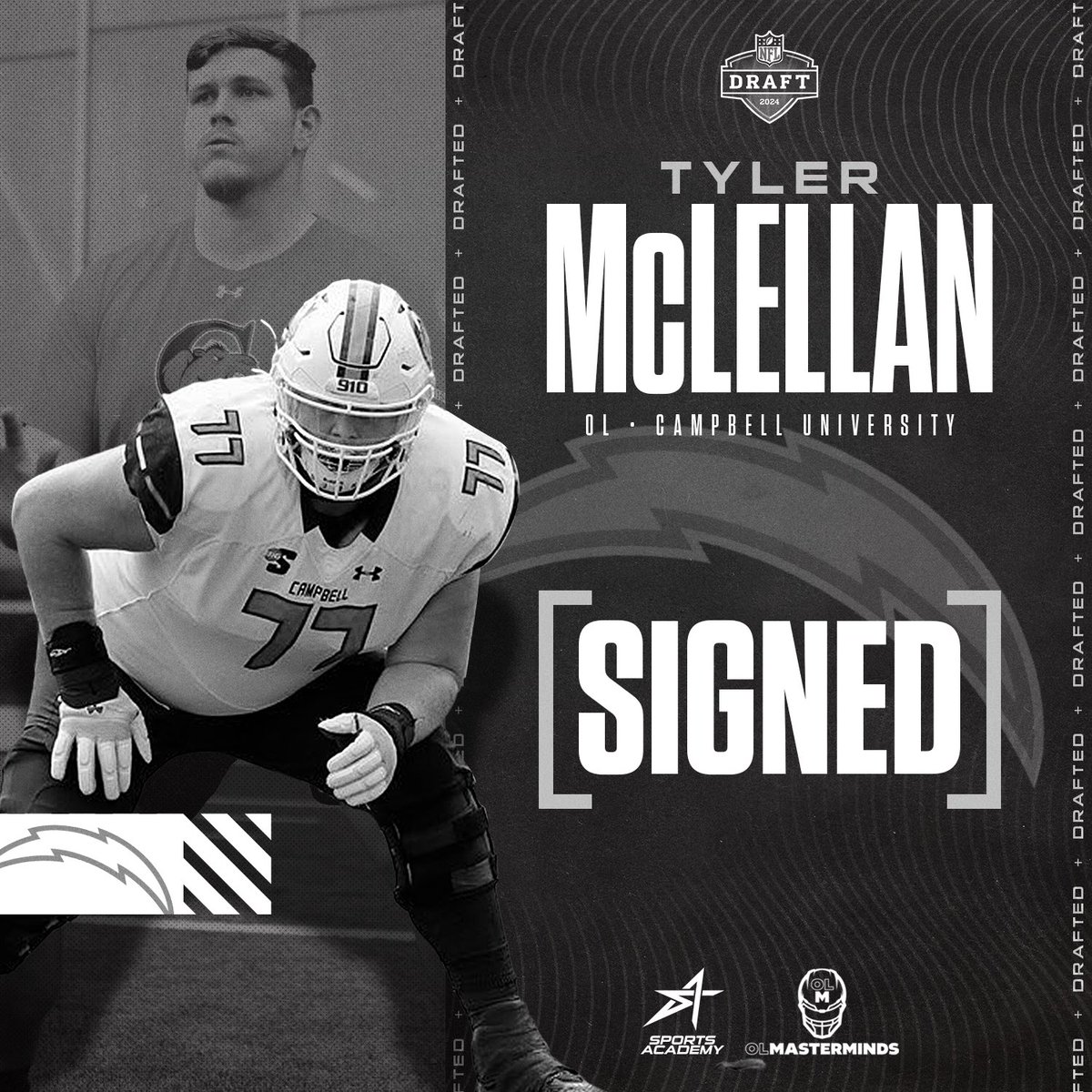 Congratulations to @tmclellan77 on signing with the @chargers ⚡️ #OLMasterminds #SportsAcademy