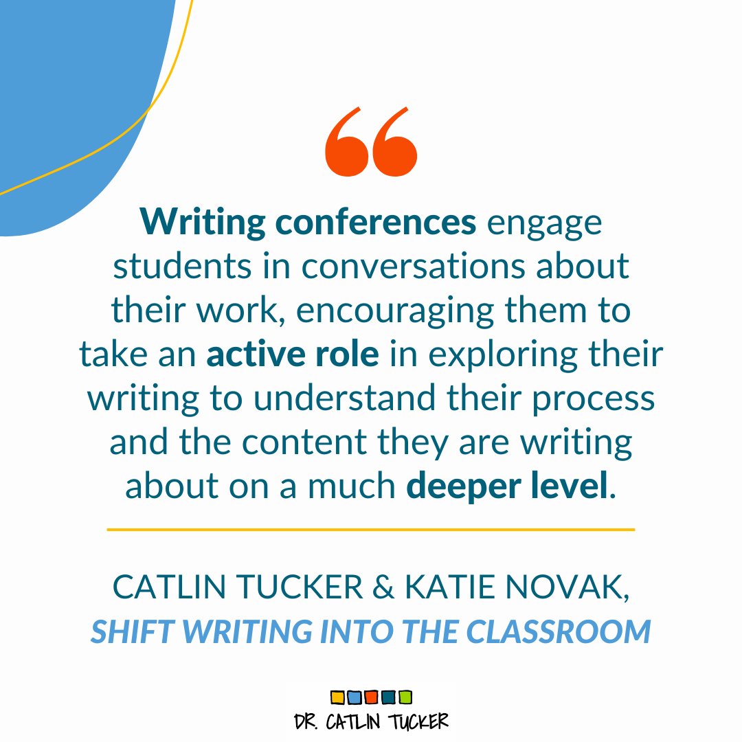 The value of writing conferences across subject areas from 𝙎𝙃𝙄𝙁𝙏 𝙒𝙍𝙄𝙏𝙄𝙉𝙂 𝙄𝙉𝙏𝙊 𝙏𝙃𝙀 𝘾𝙇𝘼𝙎𝙎𝙍𝙊𝙊𝙈! Now on Amazon: bit.ly/3NVWup5 #EdChat #EduTwitter #LiteracyMatters #EquityinEducation