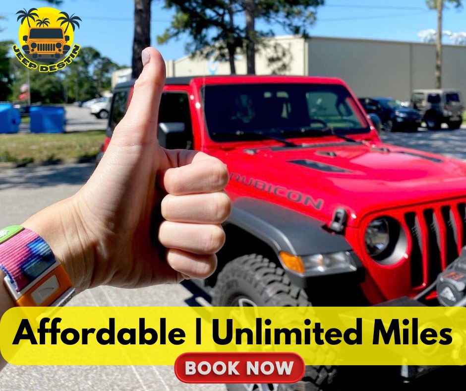 Affordable adventures await! Enjoy unlimited miles with our Jeep rentals, perfect for exploring every corner of Destin. 🗺️ 

Book now 🌐 

#jeepdestin #jeeprentals #carrentals #jeeplife #destin #crabisland #jeeprentalsindestin #springbreak