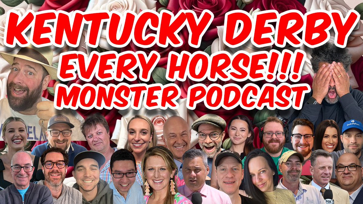 Every. Horse. Kentucky Derby!!! Monster Podcast. All in one video! youtu.be/Grege_xZHvg?si… @mwmracing @jayprivman @boarman_sean @TrustYourLuck @Brian_J_Nadeau @chsande