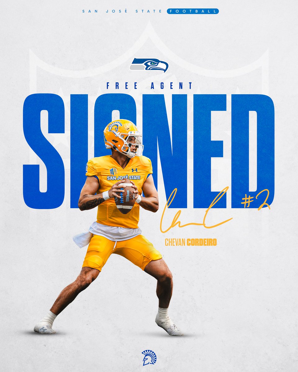 #️⃣2️⃣ to the LEAGUE @iam_clcxii has signed with the @Seahawks as a free agent! #ThisIsSparta | #AllSpartans