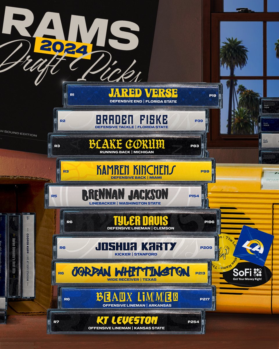 The final #NFLDraft lineup. 🤩