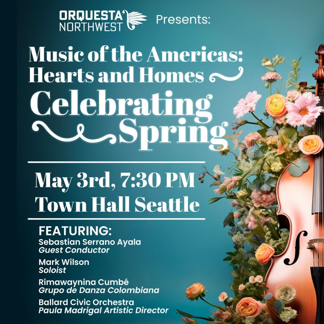 5/3 at 7:30 PM | Enjoy a vibrant celebration of Latin music and culture, showcasing @orquestanw's dynamic fusion of traditional rhythms and contemporary flair. 🎻 This event is part of Town Hall's Venue Access Program (VAP). bit.ly/3JxqFAo