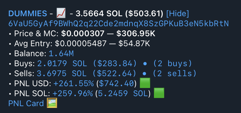 I showed you $dumies at 54k lol