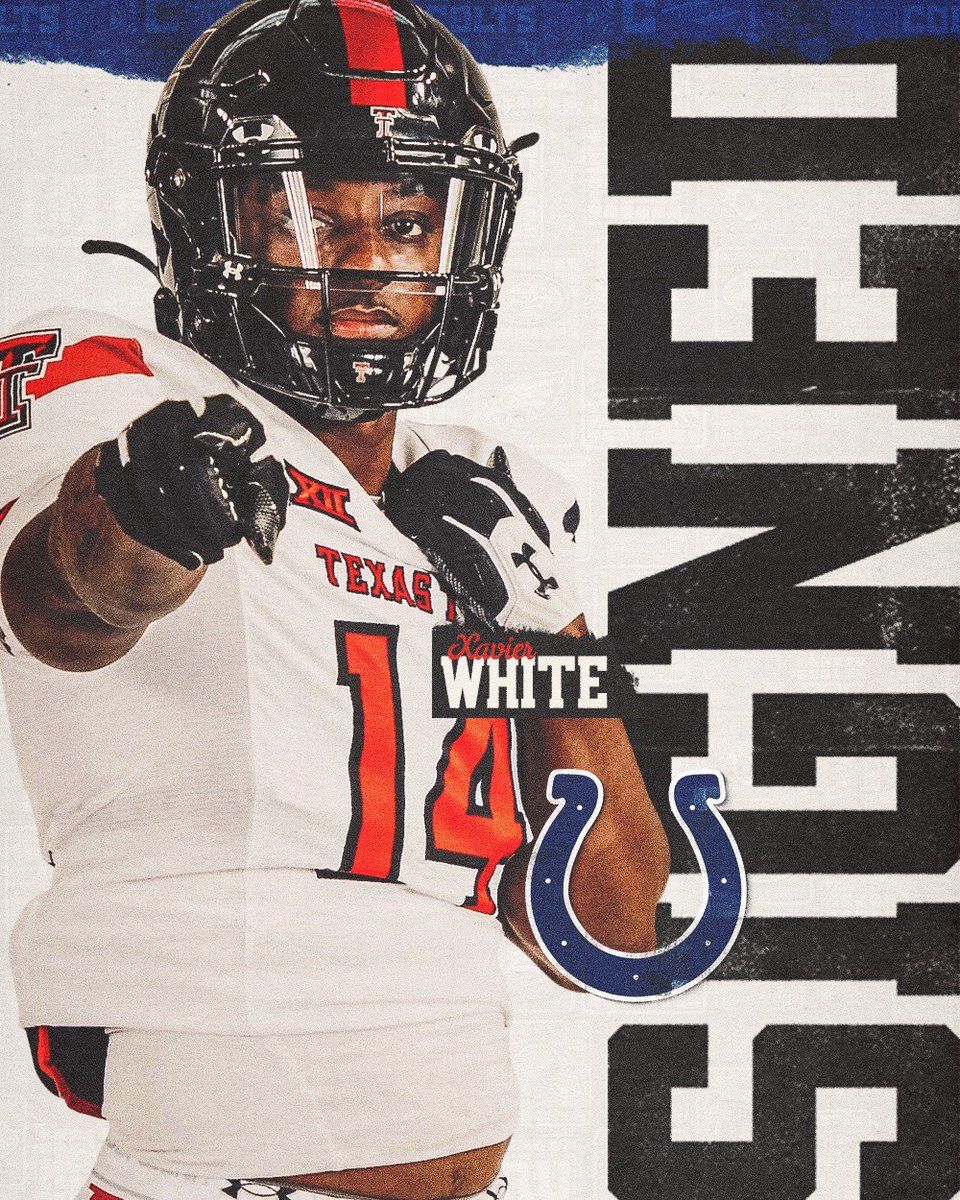 Lubbock’s own is heading to the @Colts! #WreckEm | @Iam_xwhite14