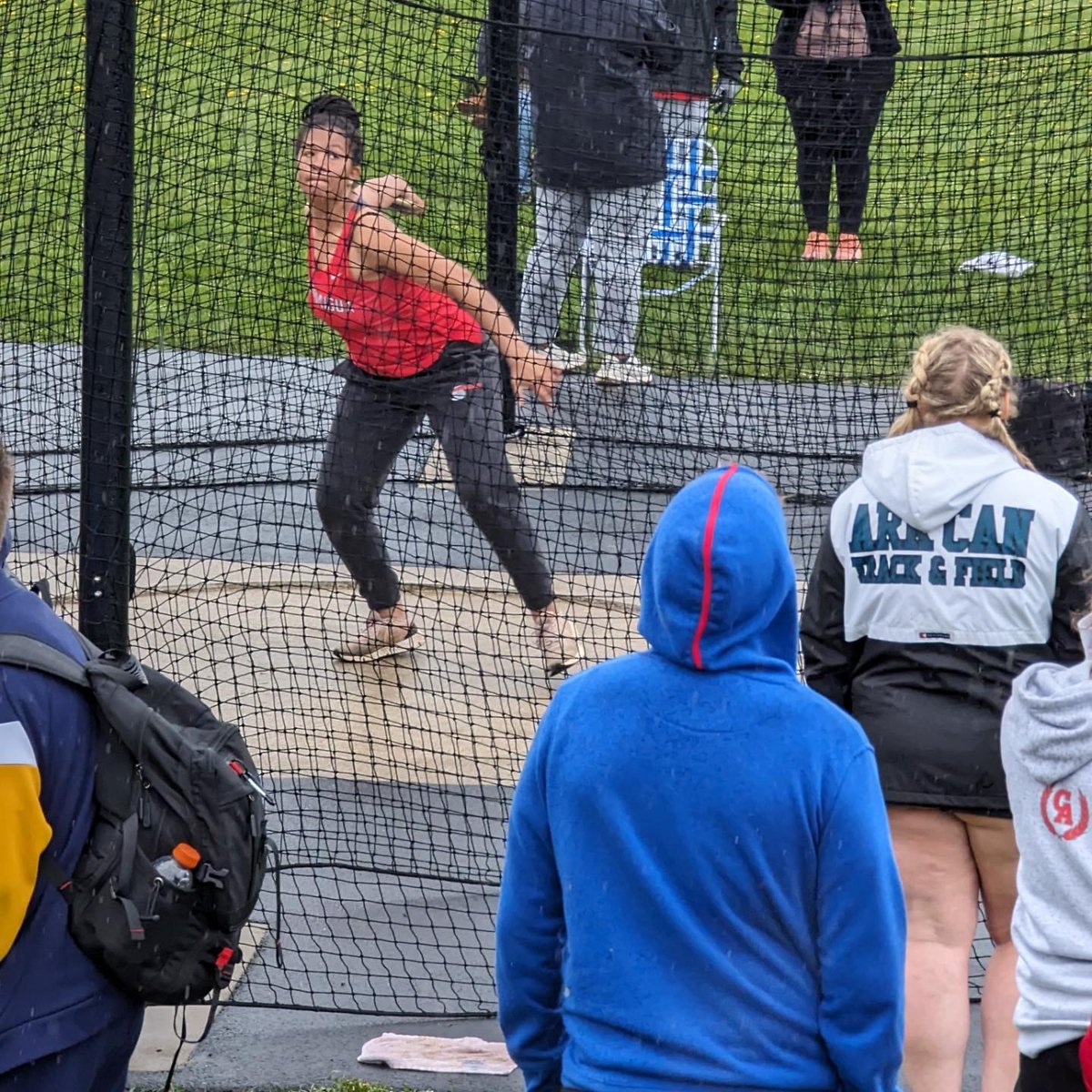 CdgaThrows's tweet photo. CA Thrower Nation came out today throwing some massive Personal Bests!  Great job by one and all on a very cold windy rainy day!
#CATrack #CanandaiguaProud https://t.co/G7ukN57e18