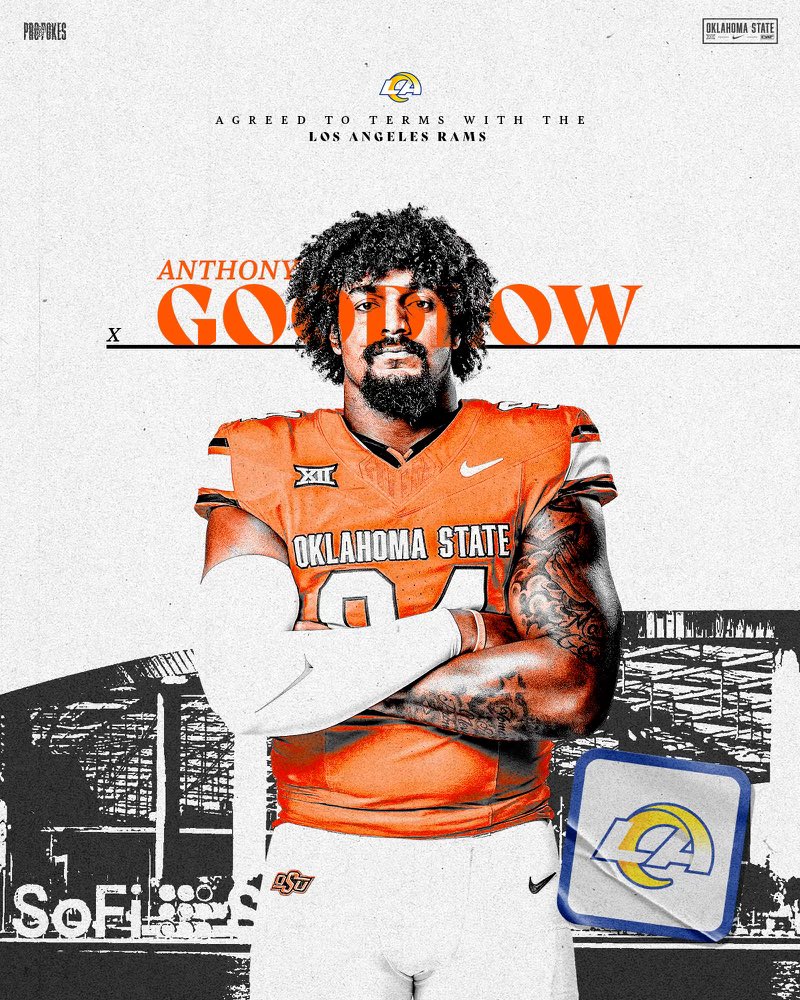 Welcome to the Rams, @AnthonyGoodlow4! #GoPokes | #RamsHouse