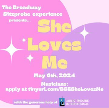 I want to make Bway orchestras more diverse SO I have teamed up w/ MUSE to start the Broadway Sitzprobe Experience. It’s a class where YOU can experience what it’s like to rehearse a Bway show. Taught by a major Bway conductor AND section leaders who are all Bway vets (cont)