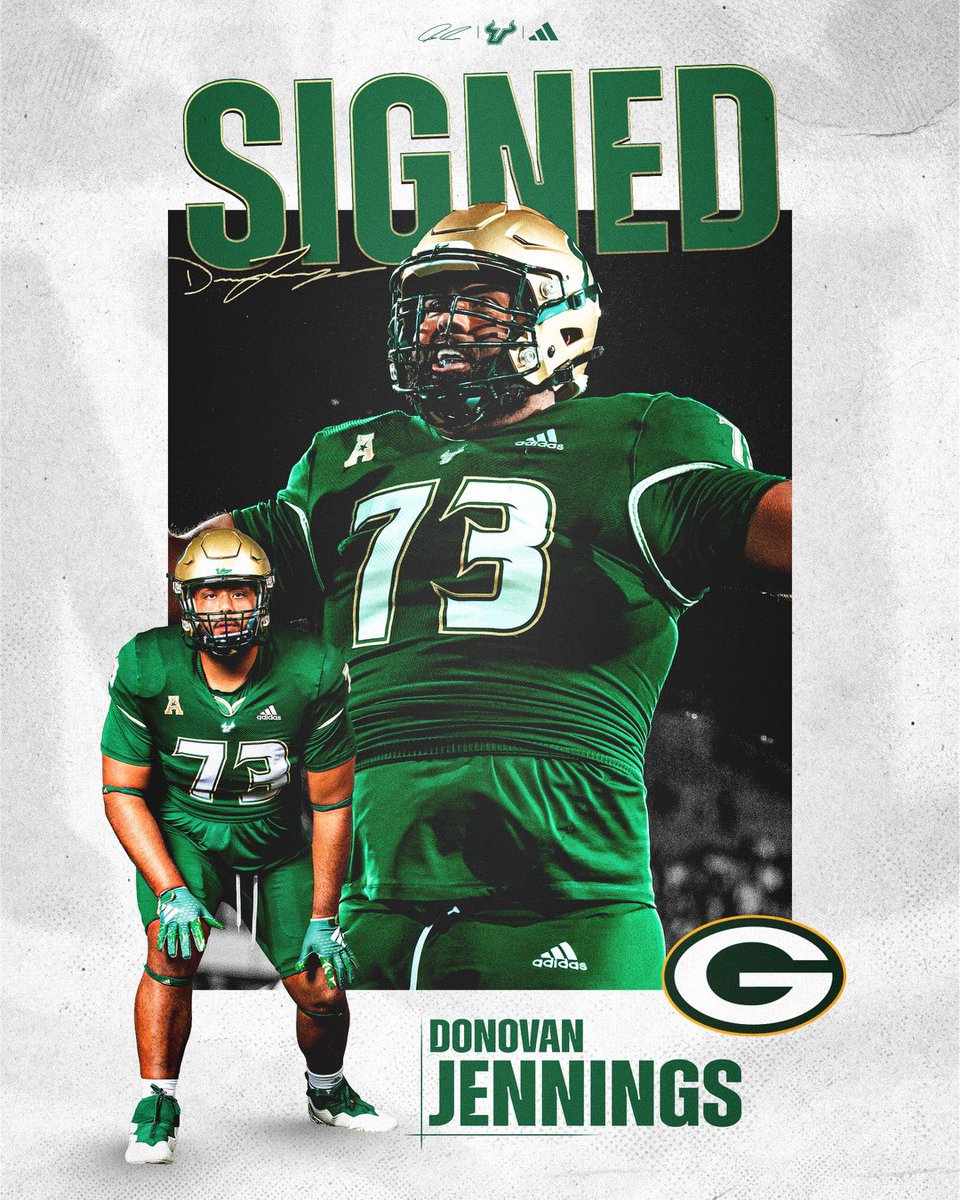 Green Bay Bound! 🧀 @donovan_blu is headed to the @packers! #ComeToTheBay | #StayInTheBay #ProBulls