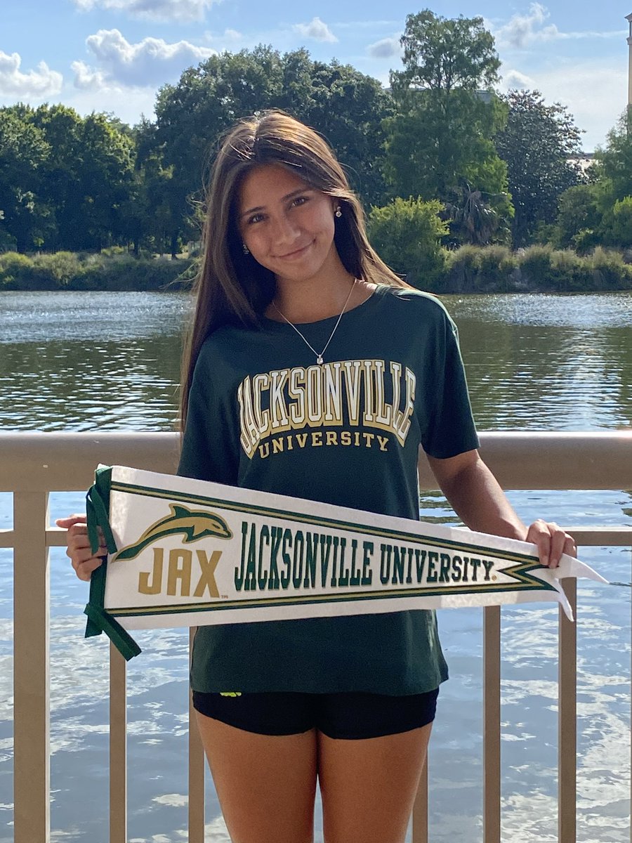I am excited to announce that I have verbally committed to play D1 Women’s Soccer at Jacksonville University! I’m incredibly grateful to Coach Moon and the JU staff for the opportunity to be a Dolphin, and to continue my playing career in North Florida! 🐬⚽️