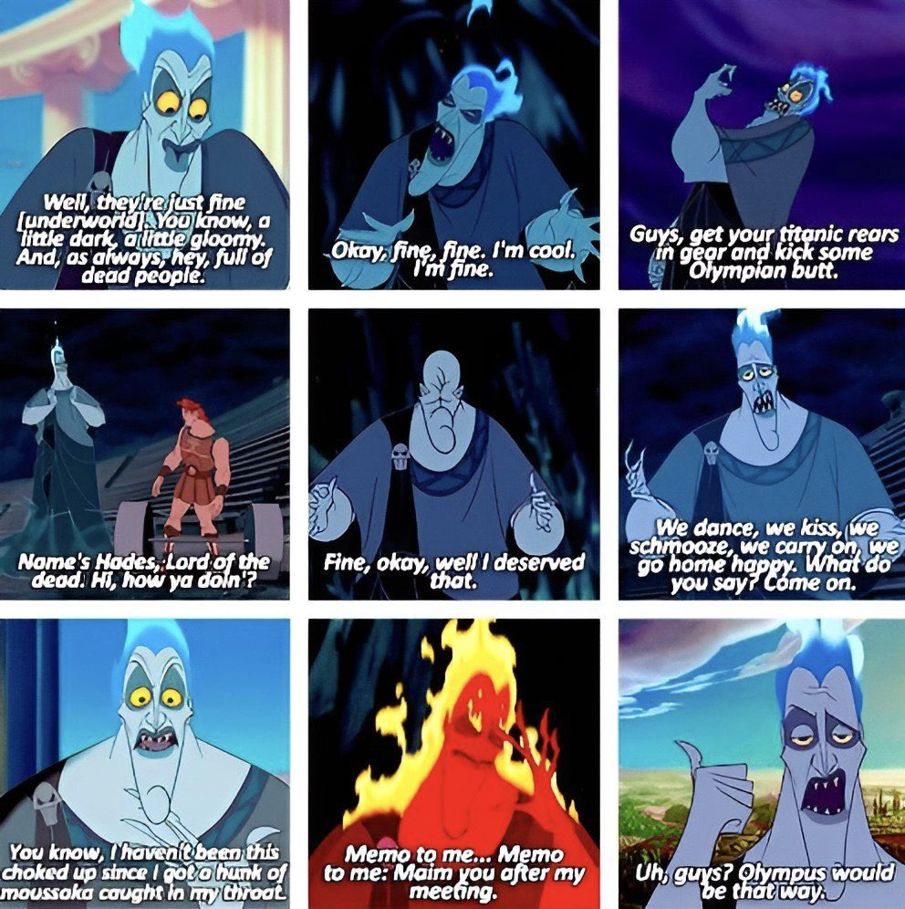 Hades is by far the best Disney villain 😂, image size:992x996