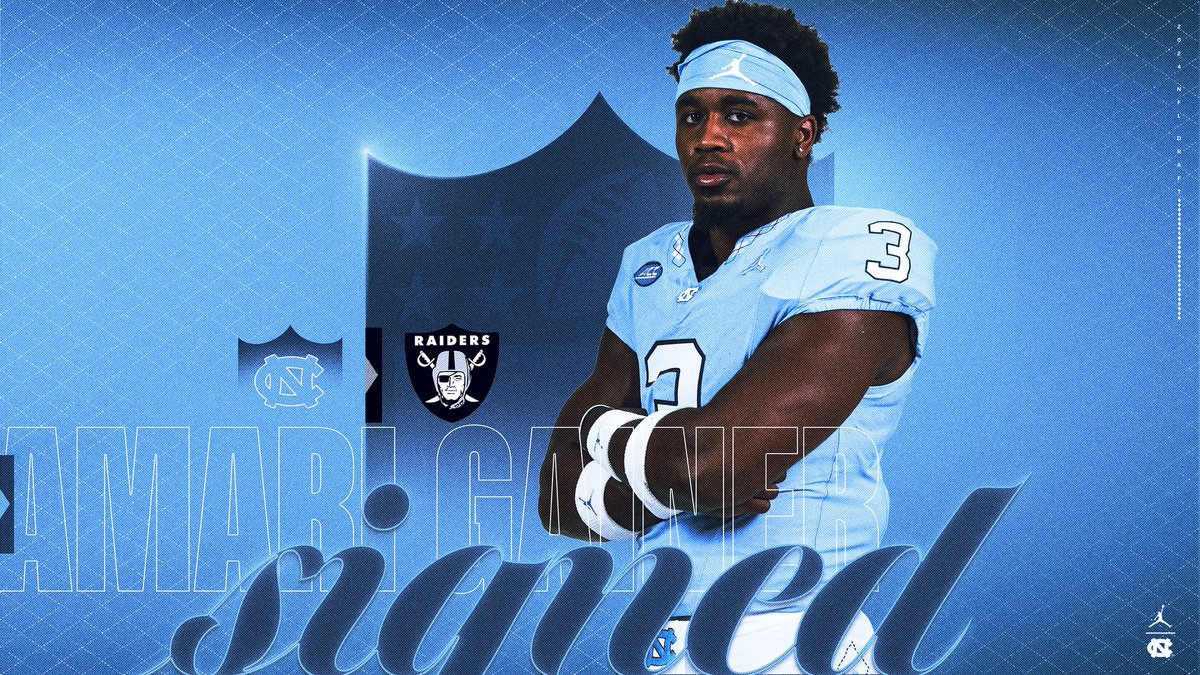 Amari Gainer is off to Vegas 🏎️💨 #ProHeels 🏈 #RaiderNation